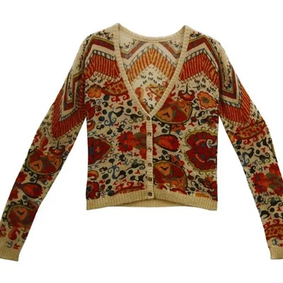 Vintage Cardigan Long-Sleeved Women Sweater