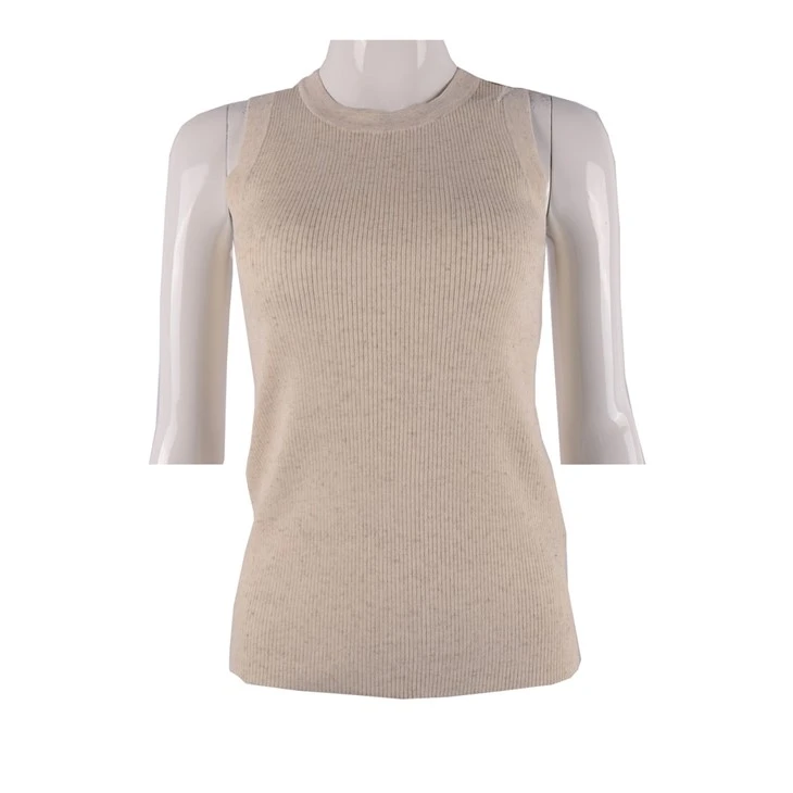 Women's Sleeveless Round Neck Pullover